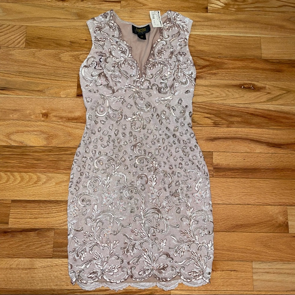 BACCIO COUTURE Hand Painted Dress